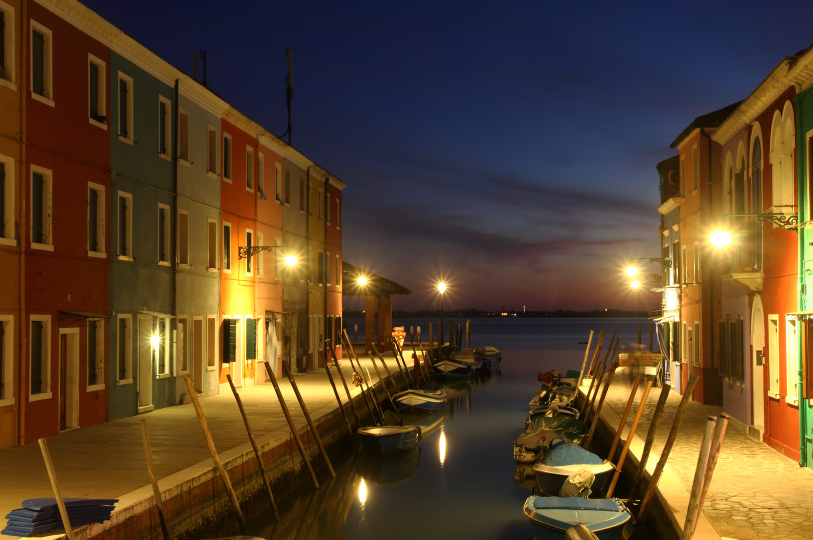 Blaue Stunde auf Burano