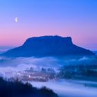 Blaue Stunde auf dem auenstein