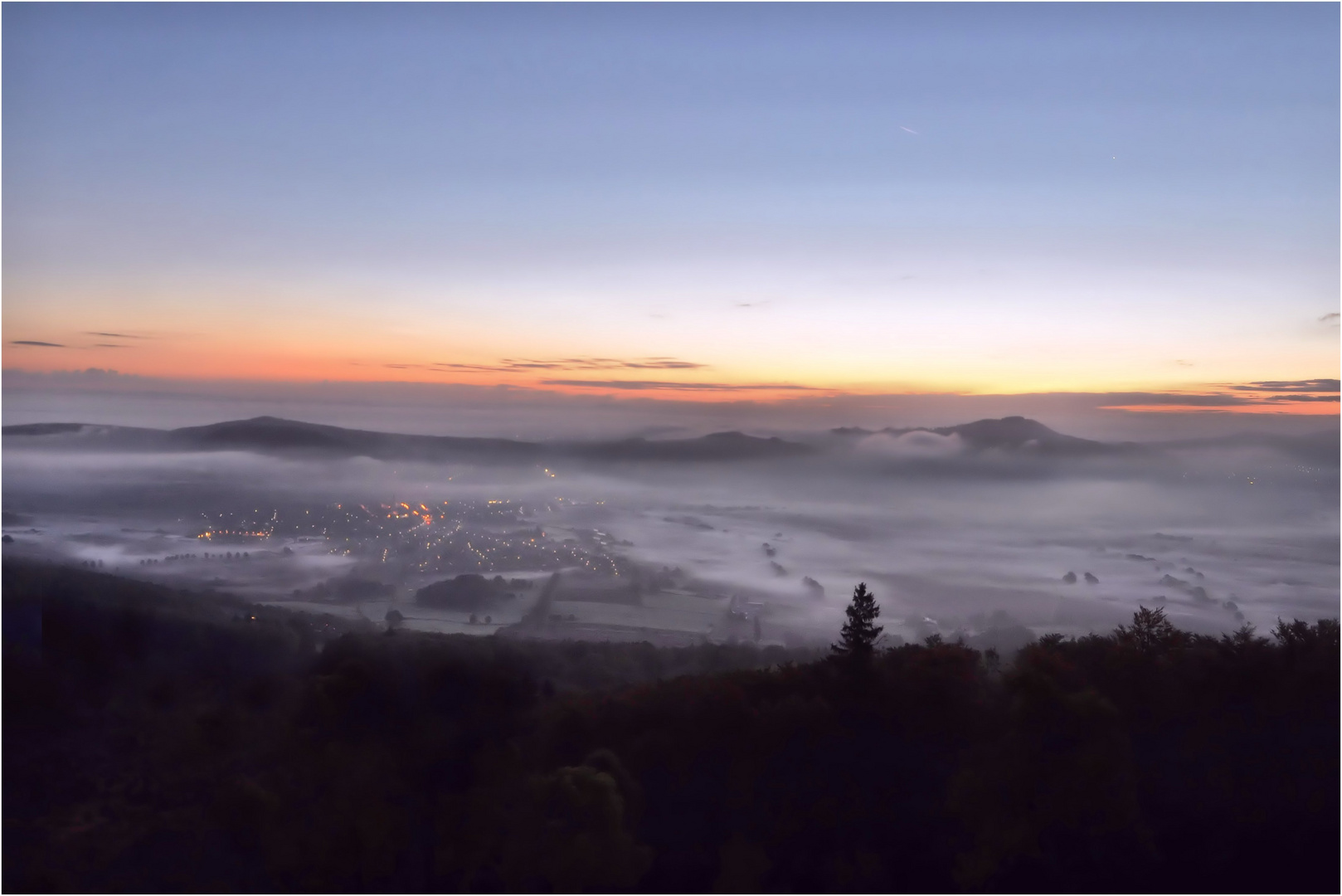 Blaue Stunde auf dem Bärenberg