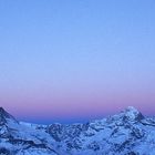 Blaue Stunde auf dem Gornergrat