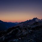 Blaue Stunde auf dem Gornergrat