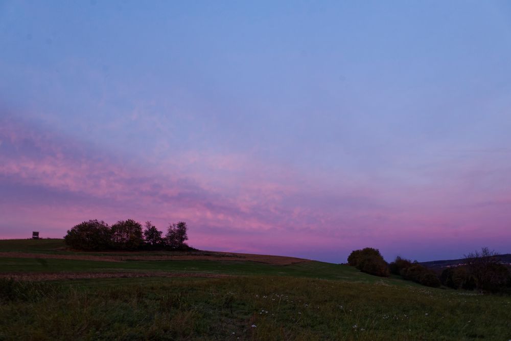 Blaue Stunde auf dem Hangarder Flur (3)