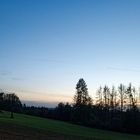 Blaue Stunde auf dem Hangarder Flur