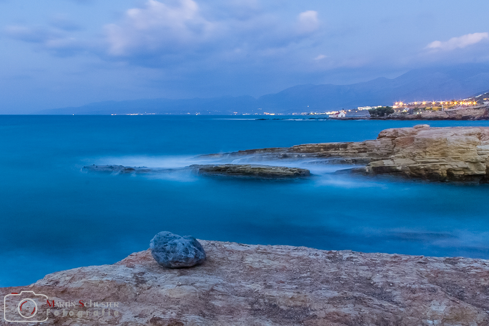 Blaue Stunde auf Kreta