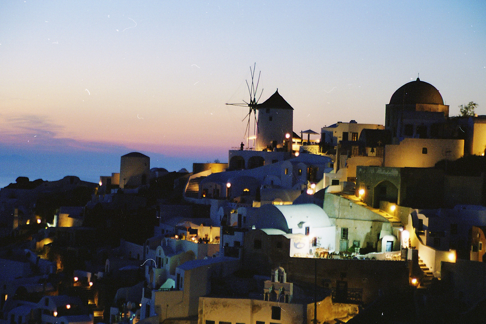 blaue Stunde auf Santorin