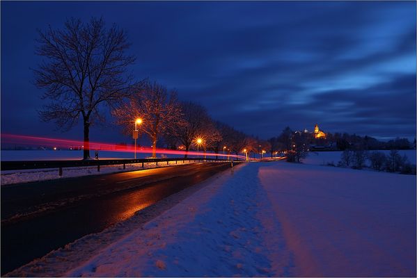 Blaue Stunde bei Augustusburg...