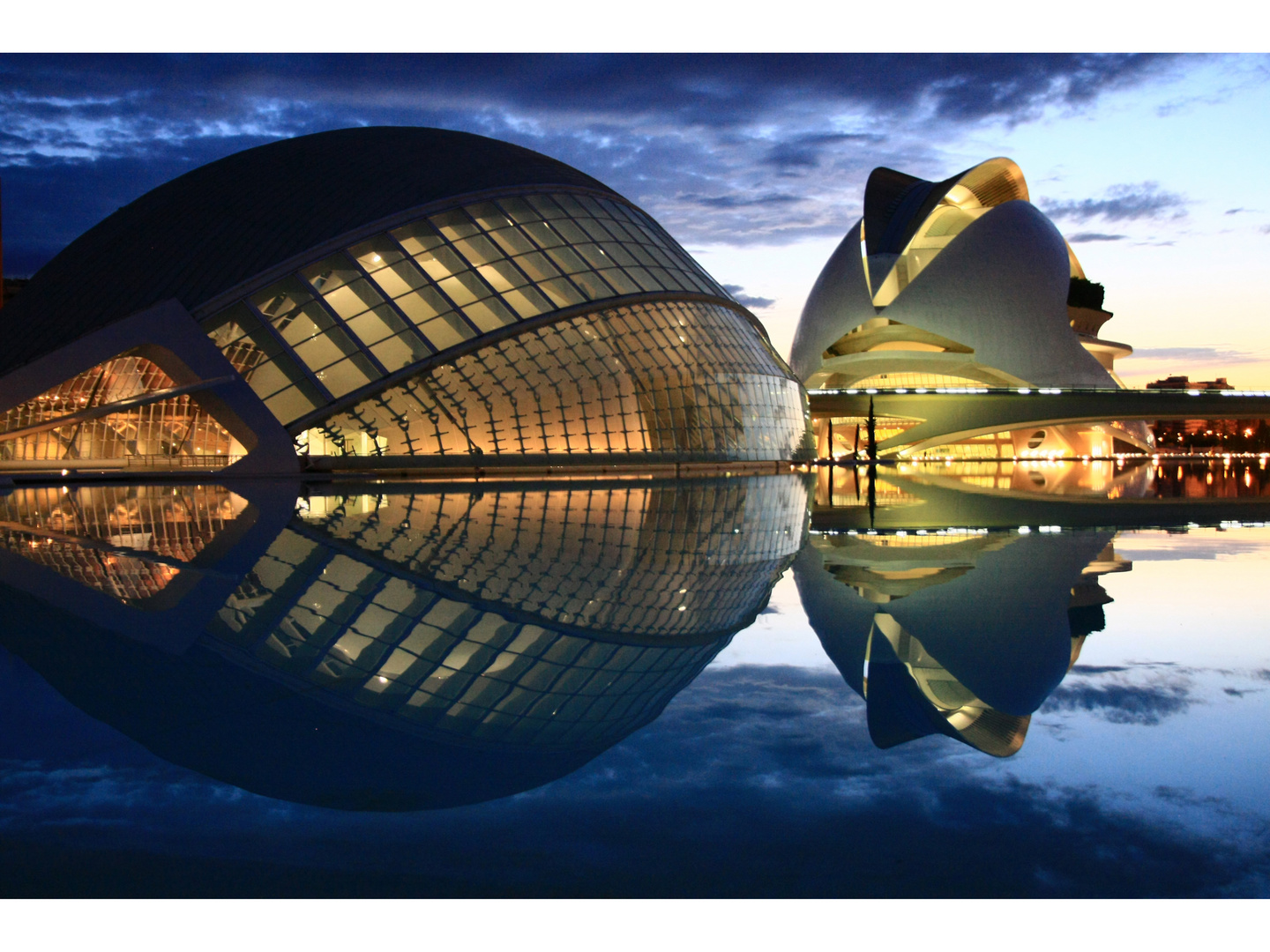 Blaue Stunde bei Calatrava