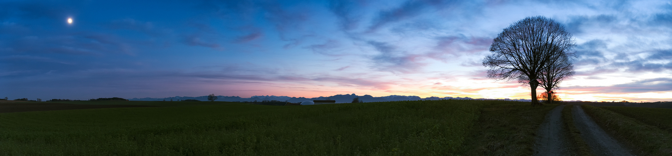 Blaue Stunde bei Hohenthann