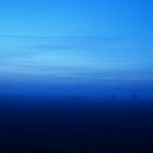 Blaue Stunde bei Nebel