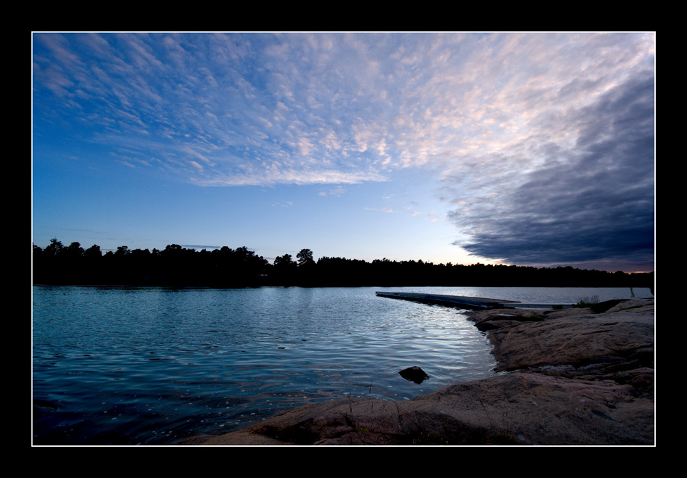 Blaue Stunde bei Västervik