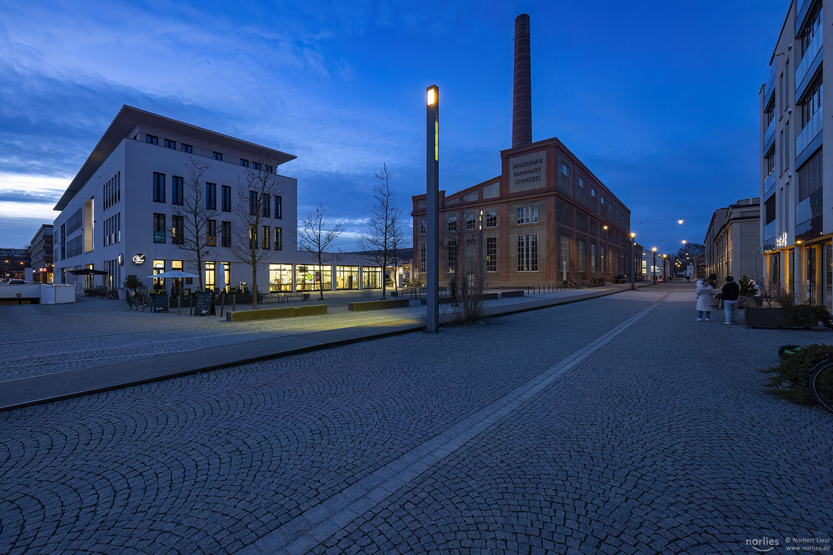 Blaue Stunde beim Kesselhaus