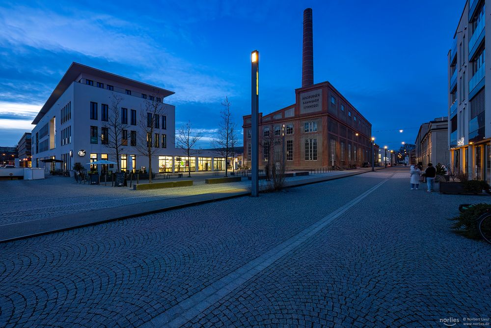 Blaue Stunde beim Kesselhaus