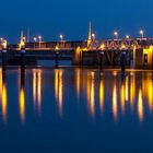 blaue Stunde beim Speerwerk in Leer