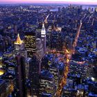 Blaue Stunde - Blick vom Empire State Building....
