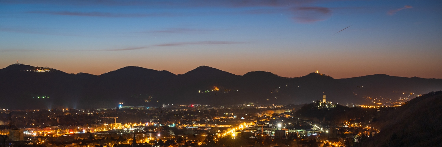 Blaue Stunde Bonn / Bad Godesberg / Siebengebirge