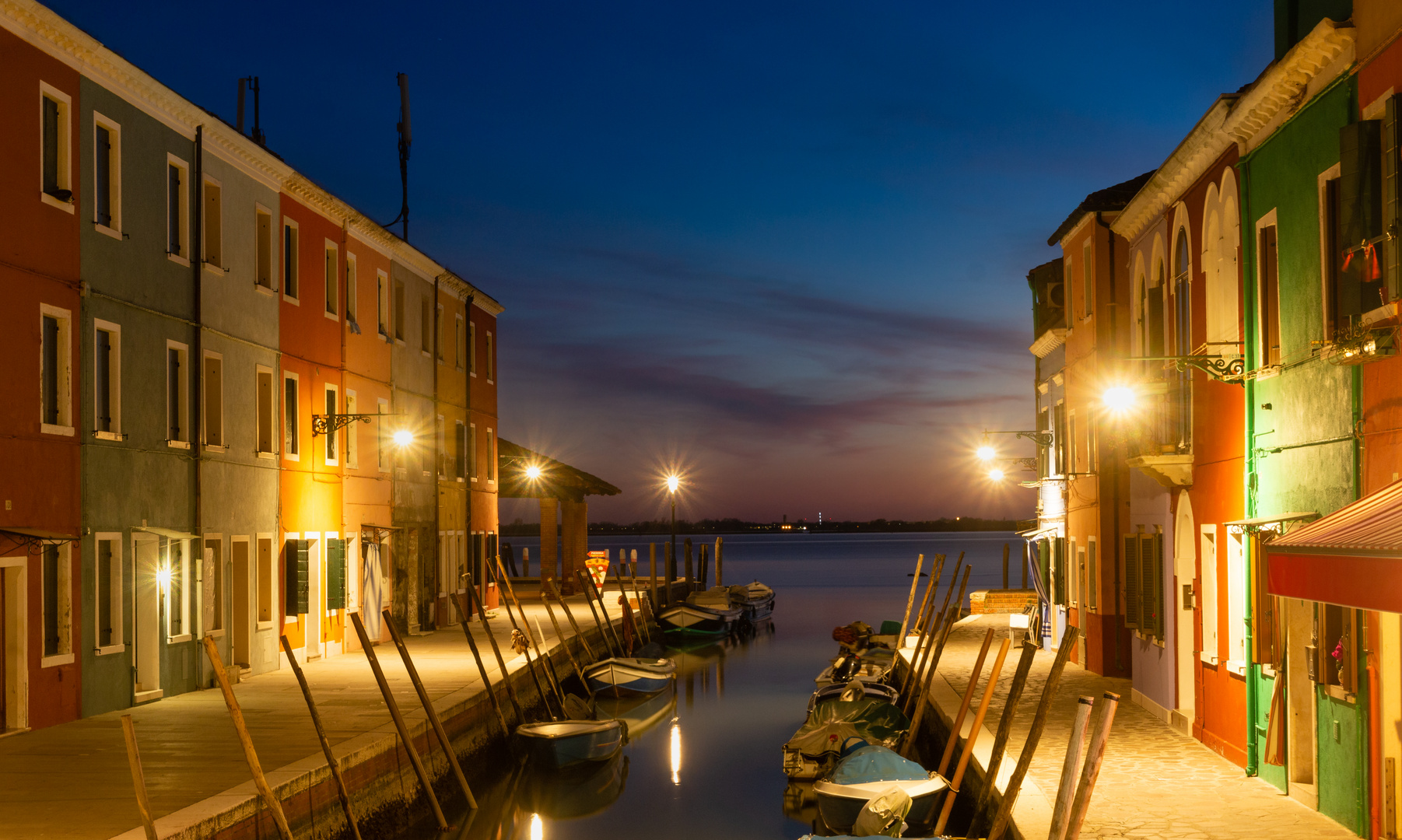 blaue Stunde Burano....