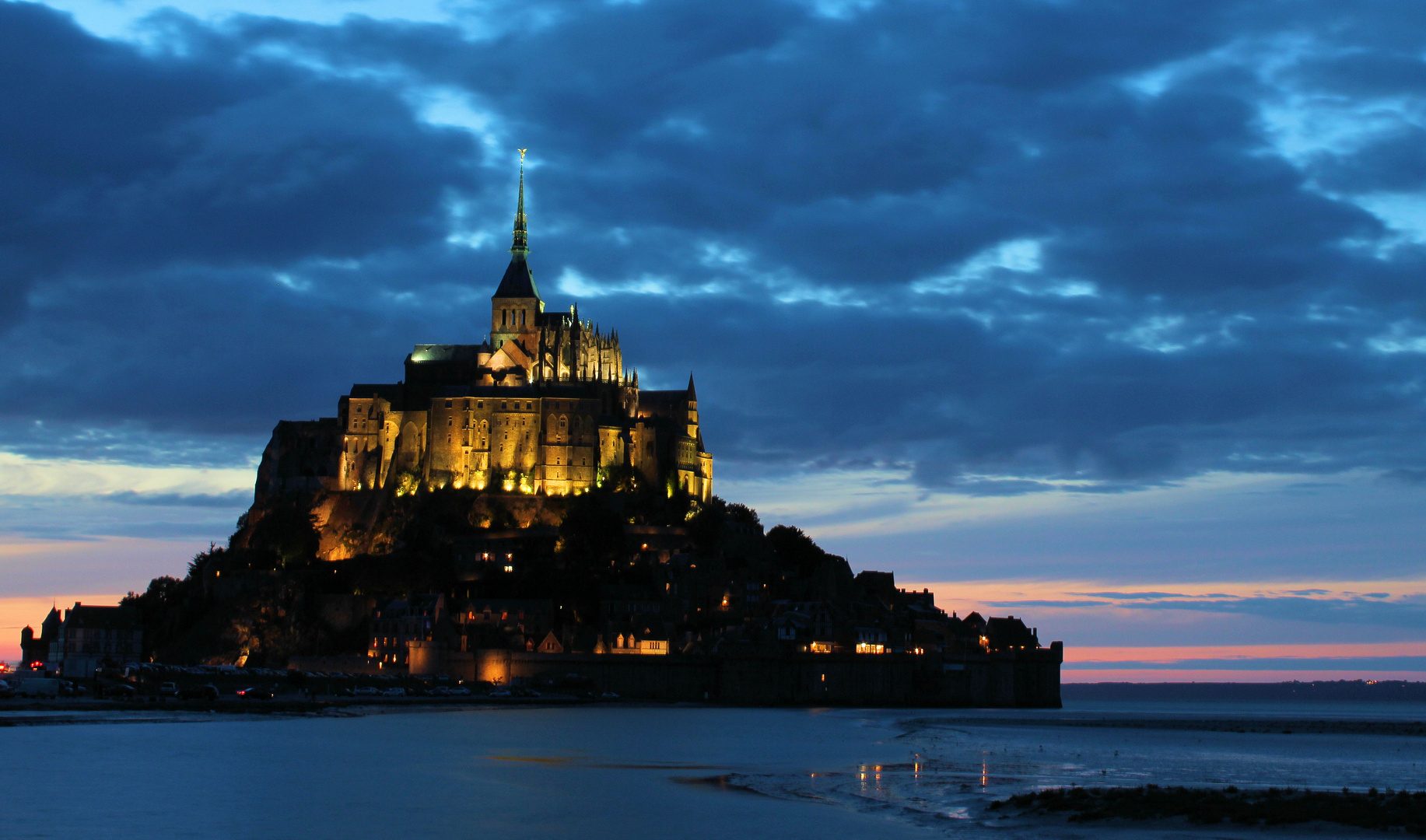 Blaue Stunde der Normandie