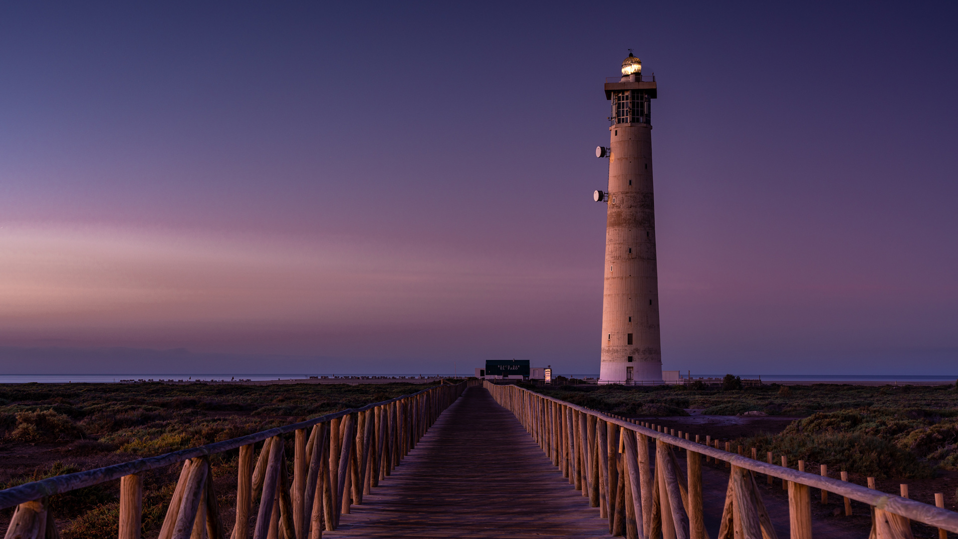 blaue Stunde el Faro Morro Jable