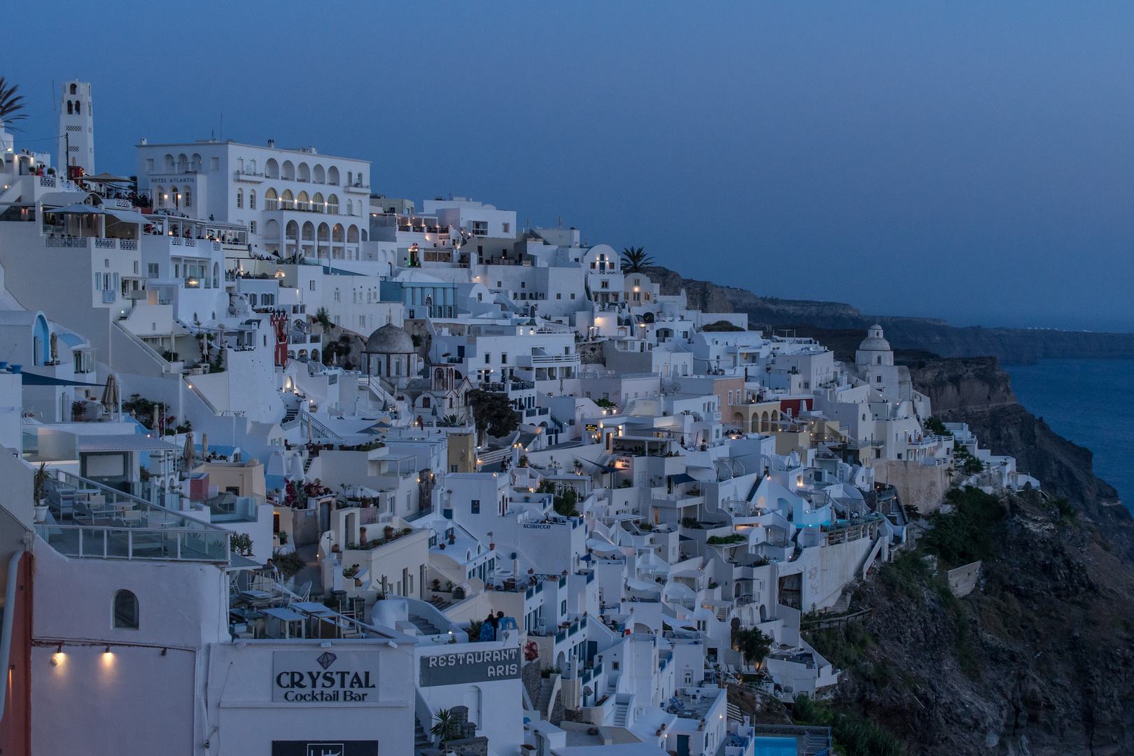 Blaue Stunde - Fira/Santorin