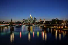 blaue Stunde Flößerbrücke