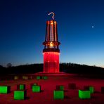 Blaue Stunde - Geleucht - Halde Rheinpreußen