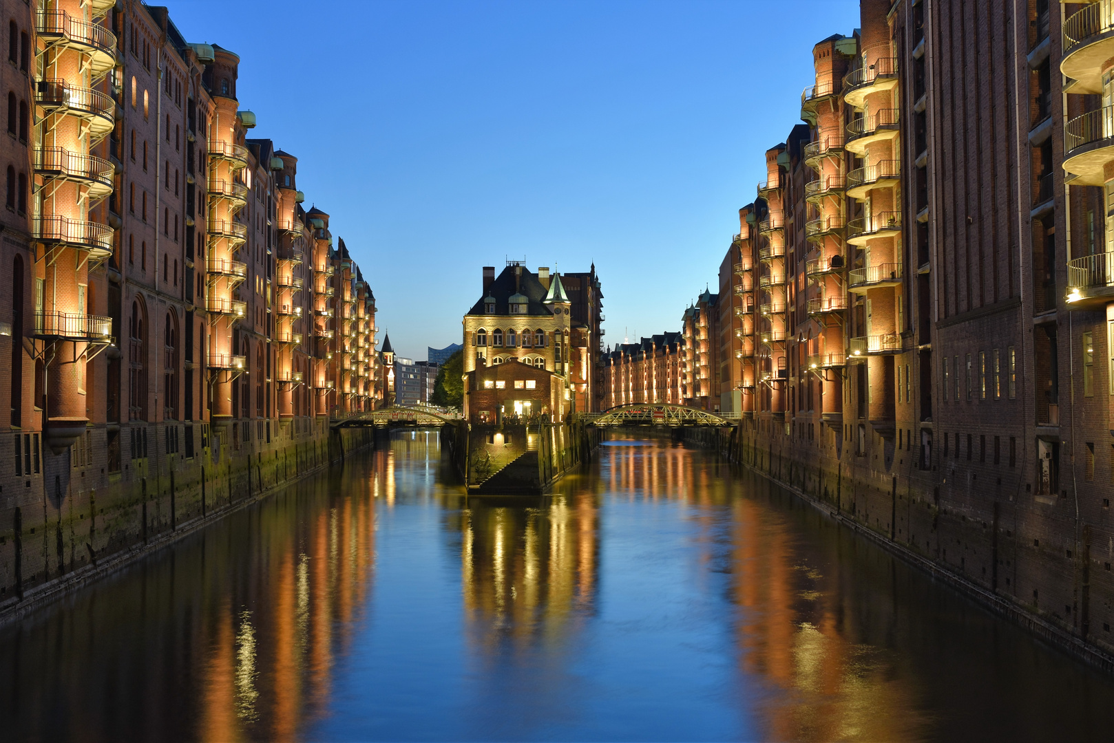 "Blaue Stunde" Hamburg Speicherstadt