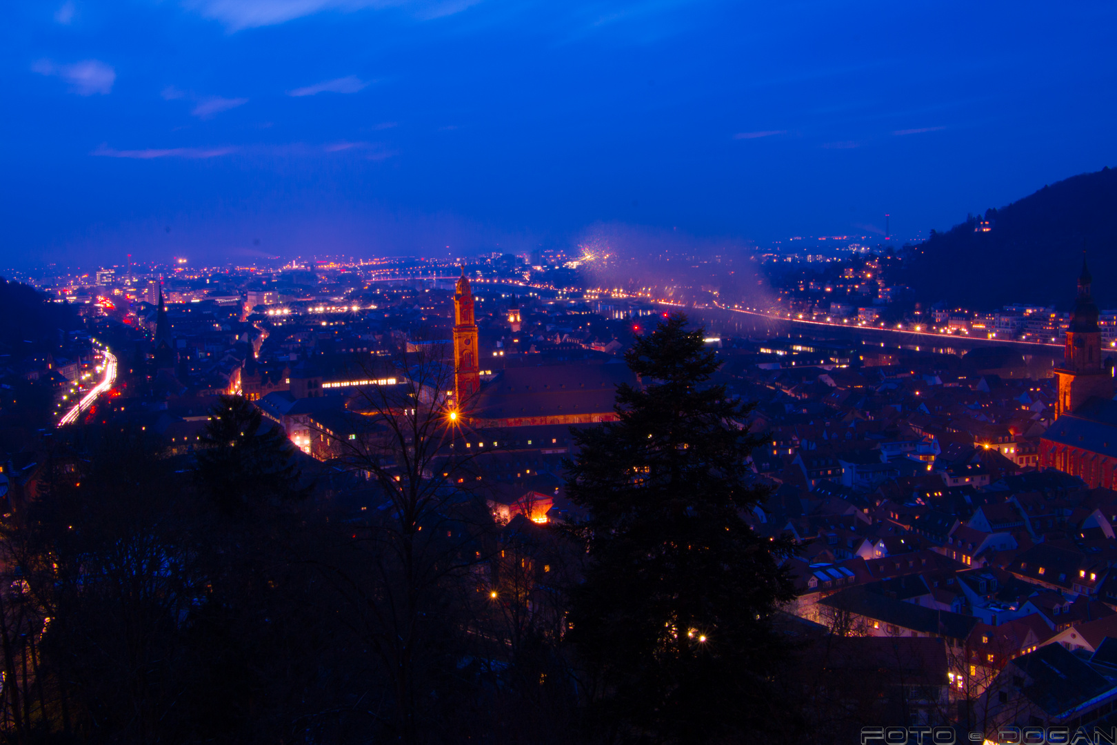 Blaue Stunde Heidelberg Altstadt