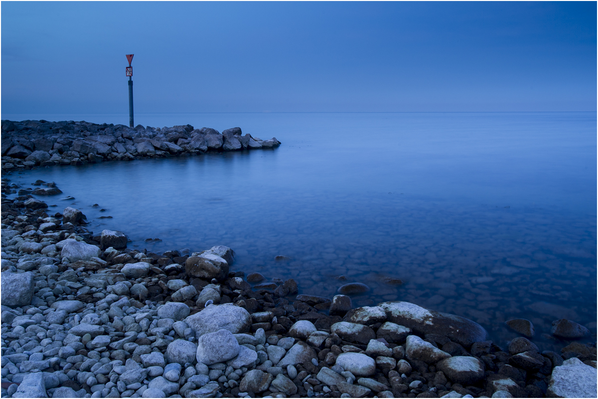 blaue Stunde II bei Horn Bodensee (Kanton Thurgau, Schweiz)