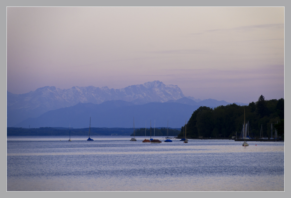 Blaue Stunde im blauen Land....