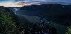 Blaue Stunde im Donautal