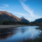 Blaue Stunde im Engadin