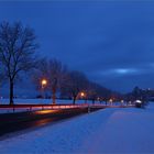 Blaue Stunde im Erzgebirge...