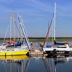 Blaue Stunde im Hafen