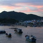 Blaue Stunde im Hafen von Nha Trang