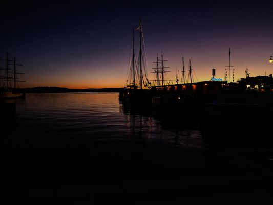 Blaue Stunde im Hafen von Oslo (1 von 1)