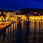 Blaue Stunde im Hafenstädtchen Mali Losinj