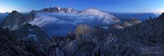 Blaue Stunde im Hochgebirge - 220° Pano