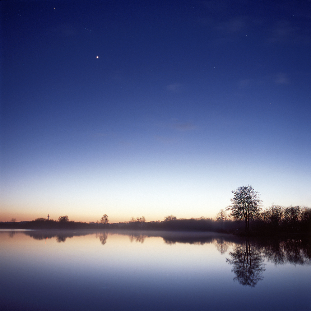 Blaue Stunde im März