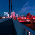 Blaue Stunde im Medienhafen