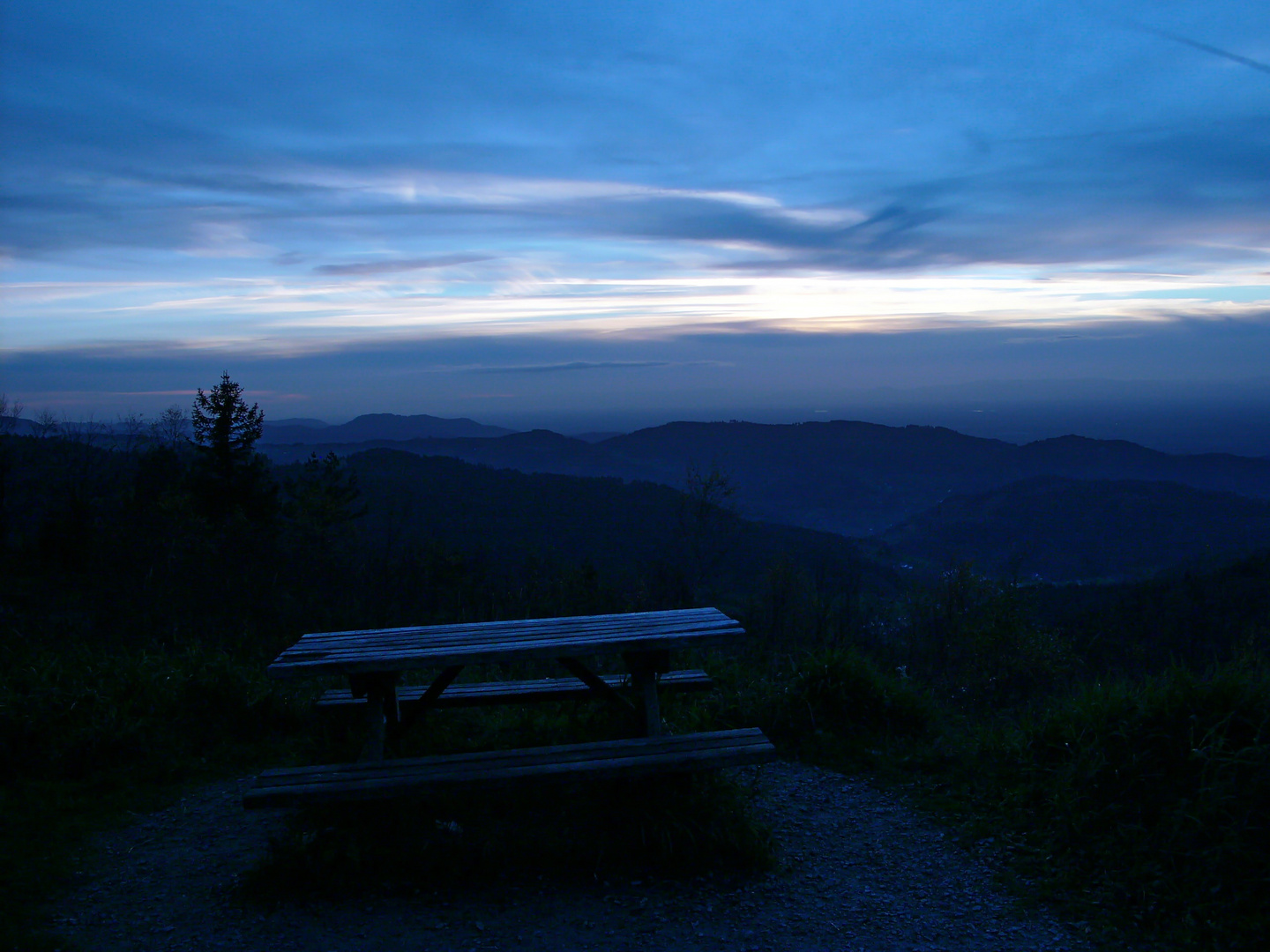 "Blaue Stunde" im Nordschwarzwald