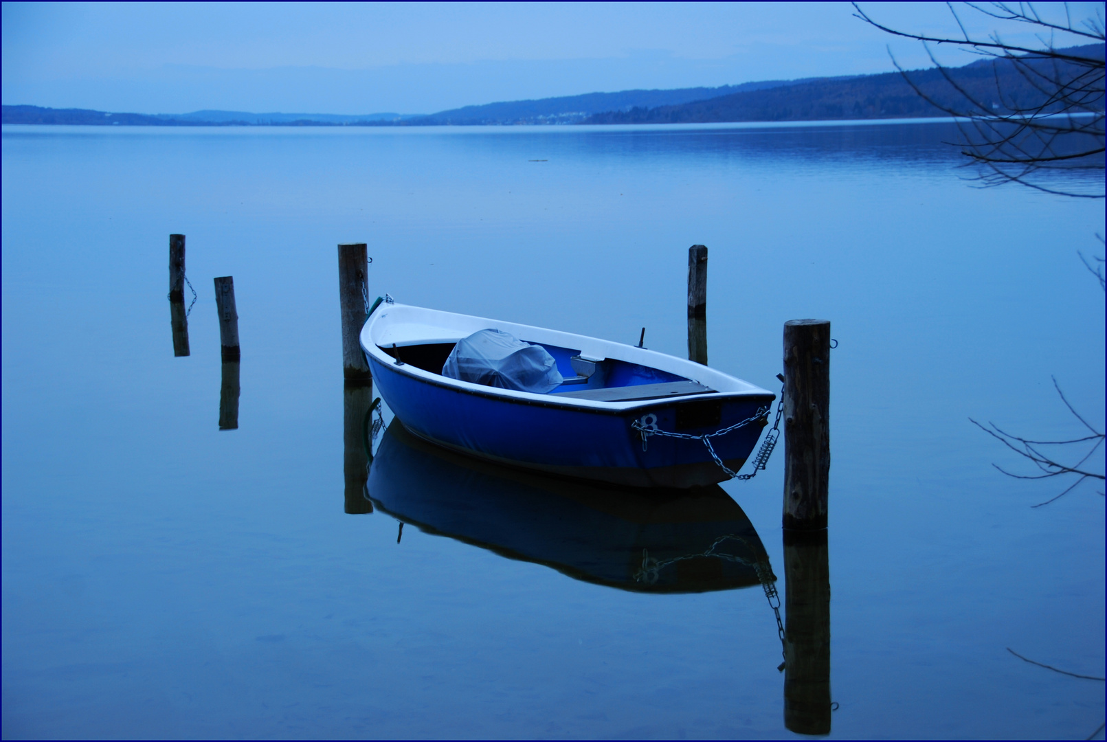 blaue stunde im november