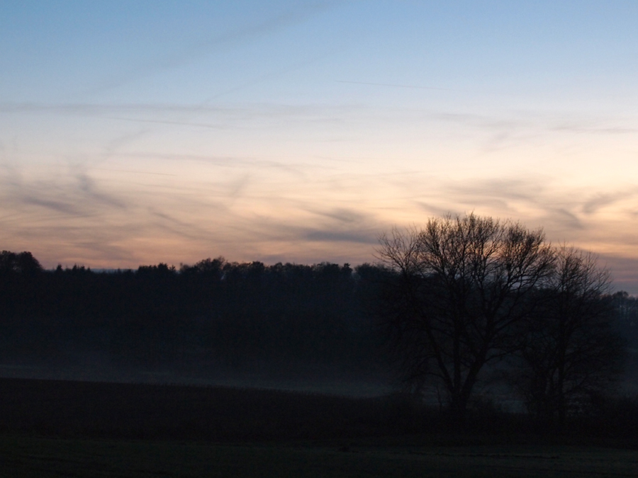 Blaue Stunde im November