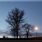 Blaue Stunde im Olympiapark