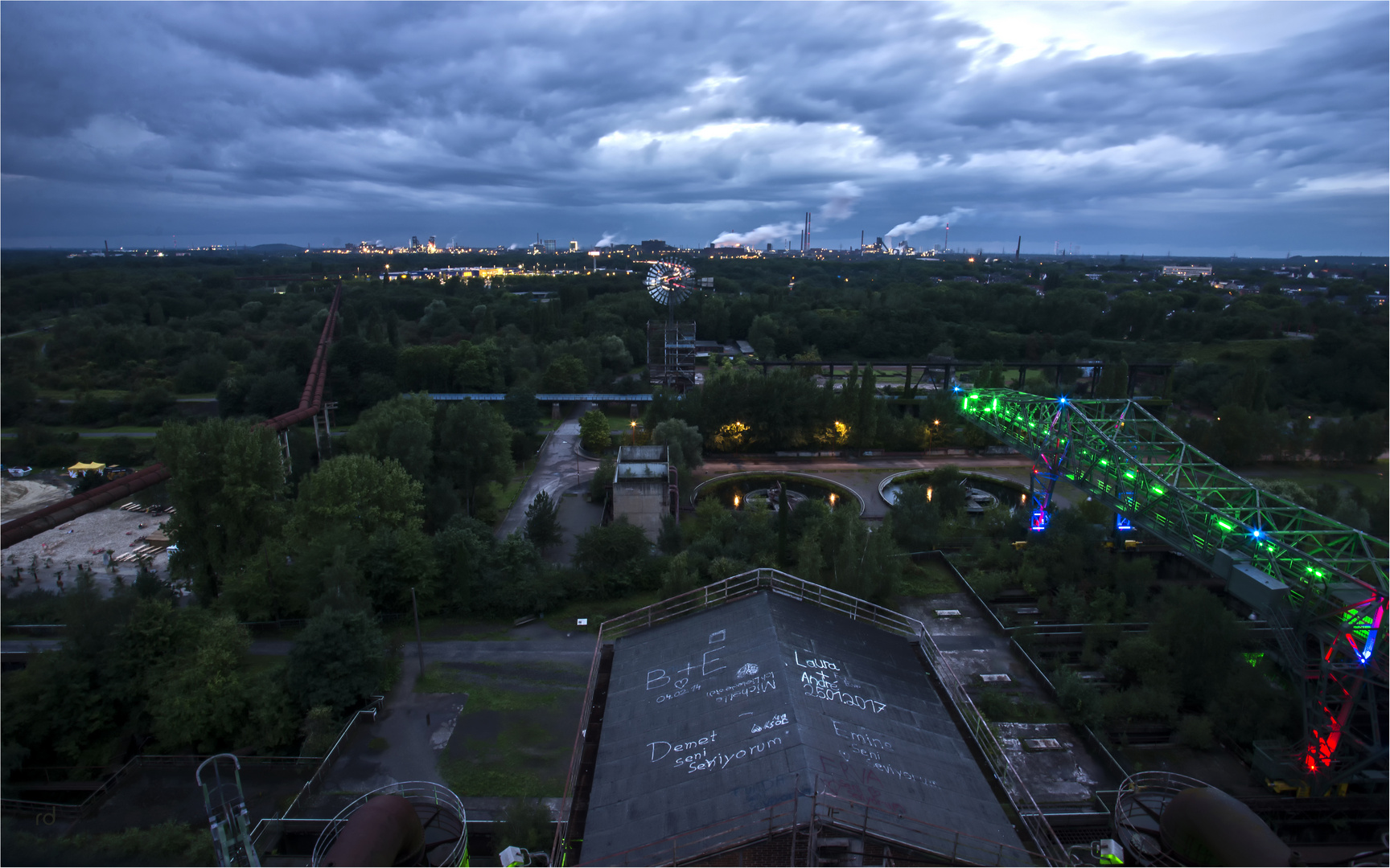 Blaue Stunde im Ruhrgebiet