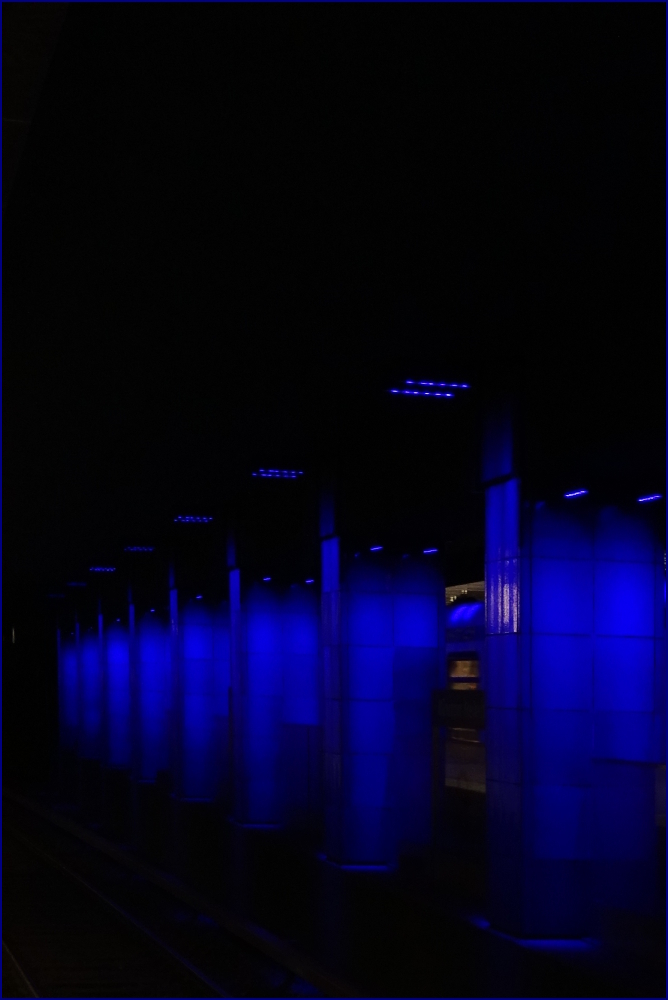 "Blaue Stunde" im Untergrund