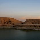 Blaue Stunde in Abu Simbel