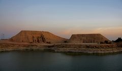 Blaue Stunde in Abu Simbel