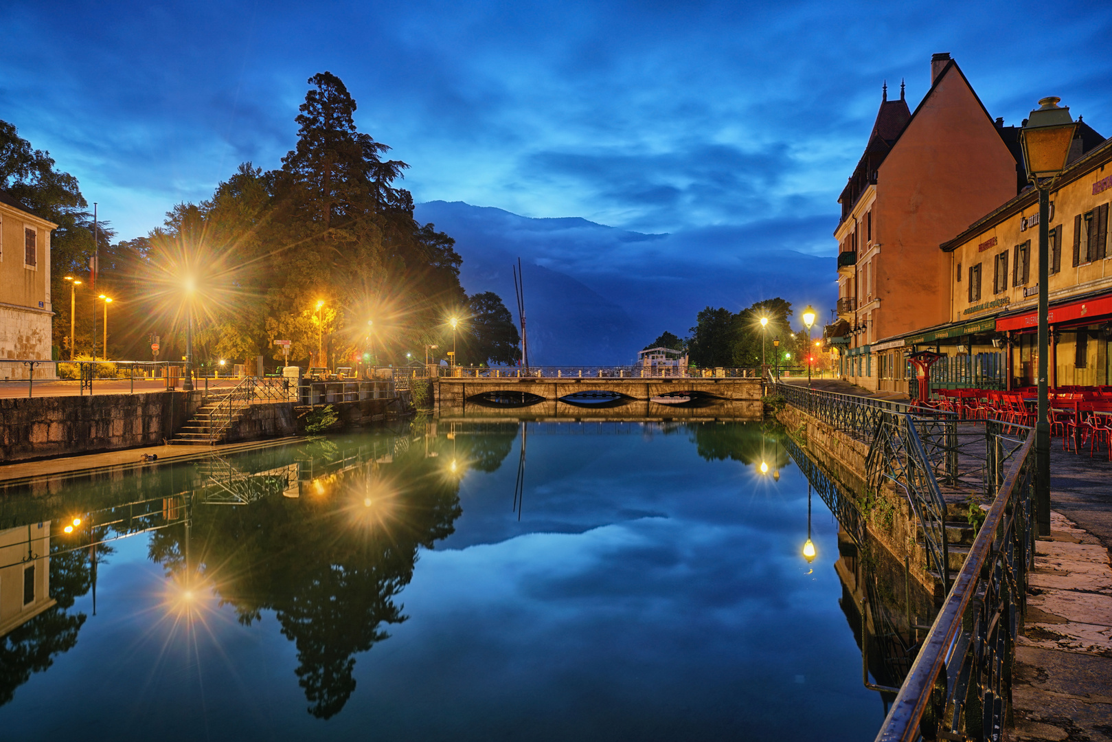 Blaue Stunde in Annecy