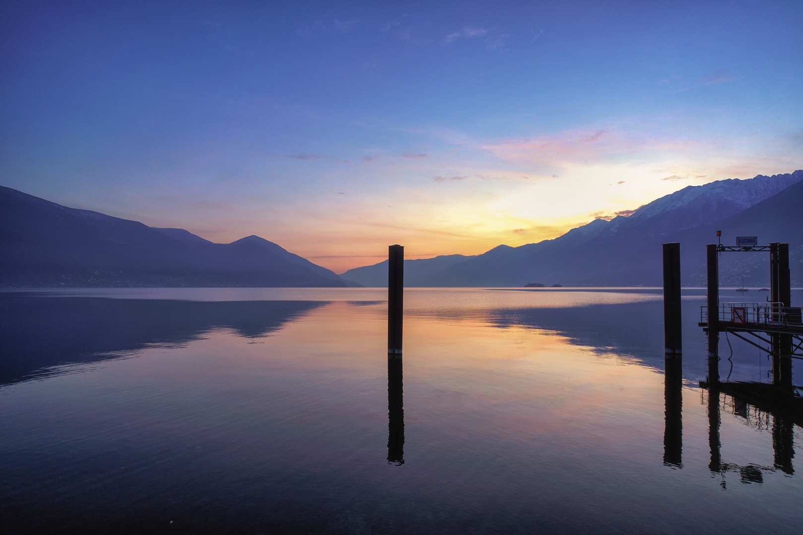 Blaue Stunde in Ascona