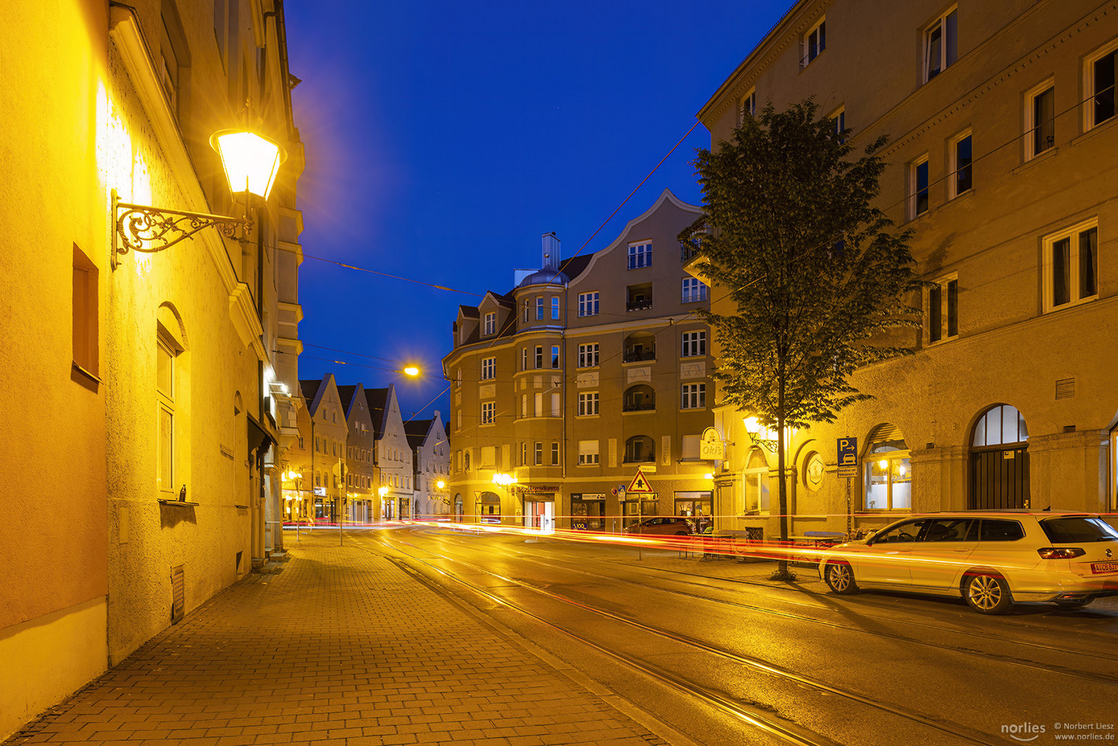 Blaue Stunde in Augsburg